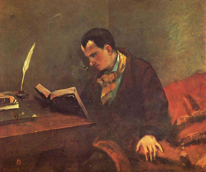 Portrait of Charles Baudelaire